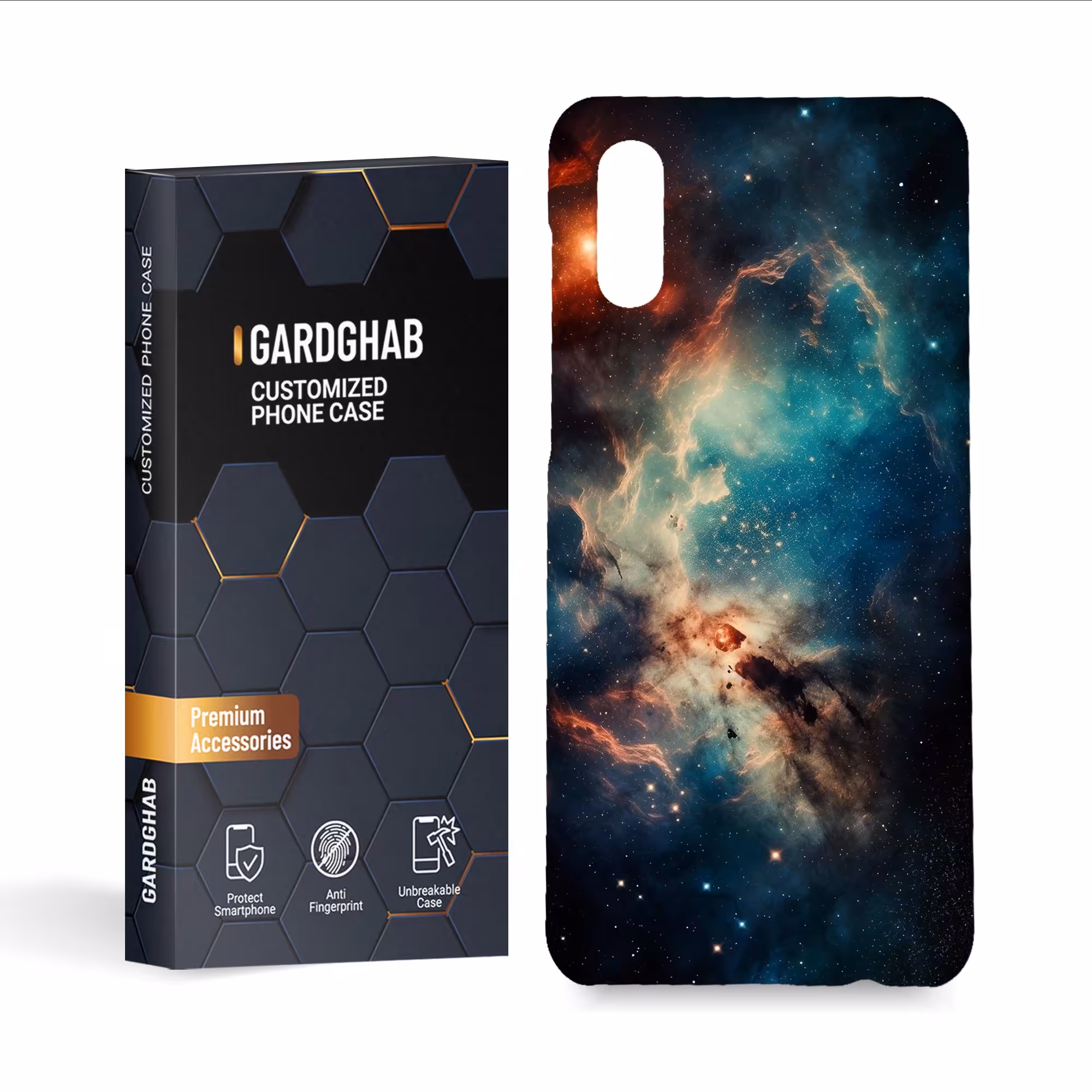 کاور گارد قاب کهکشانی مدل g9138 مناسب برای گوشی سامسونگ a02 