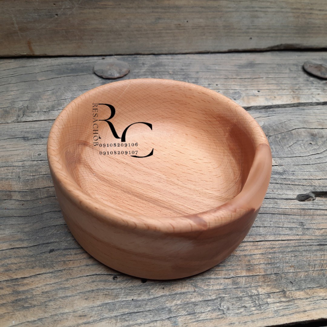 کاسه چوب و رزین خراطی کد C1235