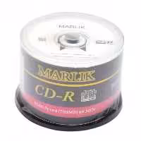 سی دی خام مدل برند مارلیک 50 عددی . با کیفیت عالی گرید A پلاس پلاس  با بسته بندی  بصورت پک پلاستیکی مقاوم.