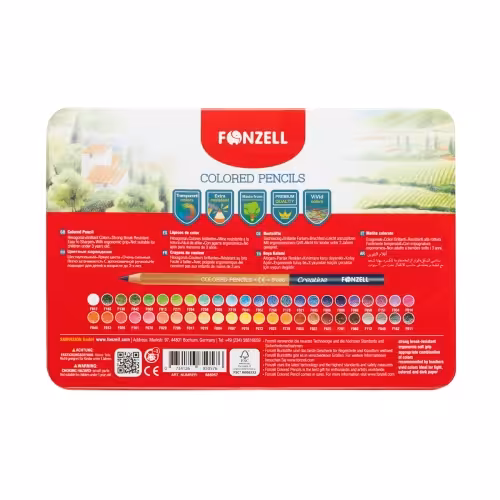 مداد رنگی 24 رنگ فونزل سری School