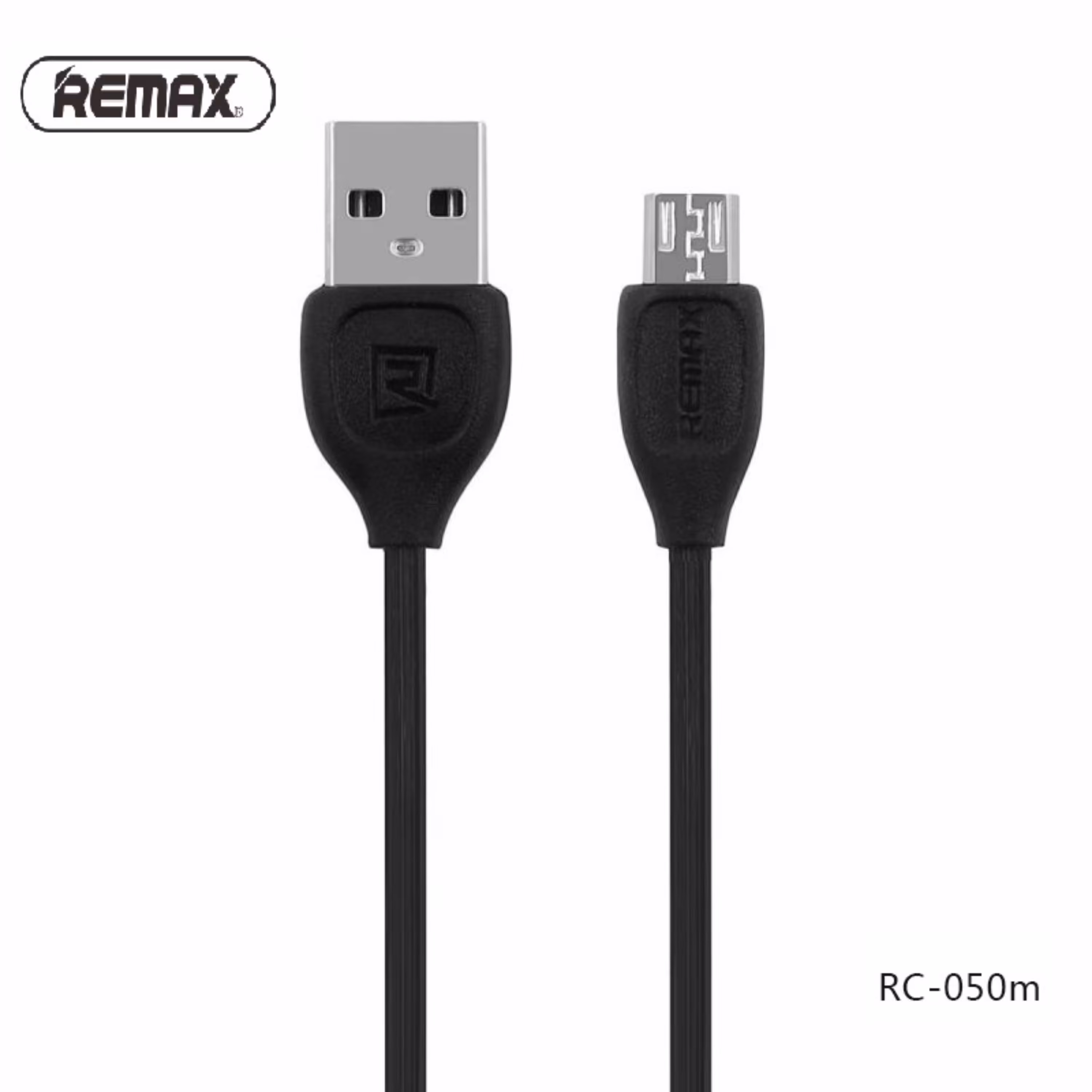 کابل شارژ Micro-USB ریمکس مدل RC-050m رنگ مشکی طول 1 متر