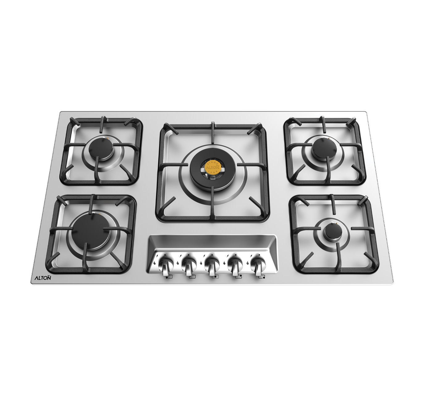 اجاق گاز صفحه ای آلتون 5 شعله مدل IS523N
