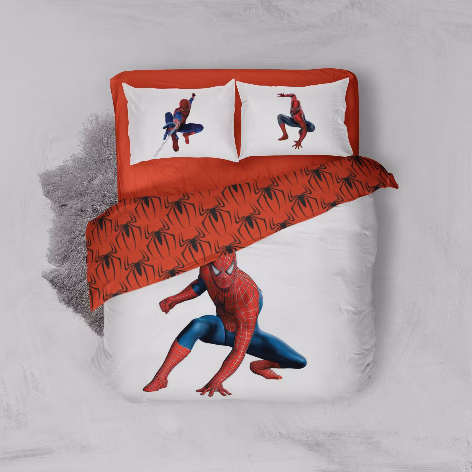 روتختی چهار تکه یکنفره مدل اسپایدرمن