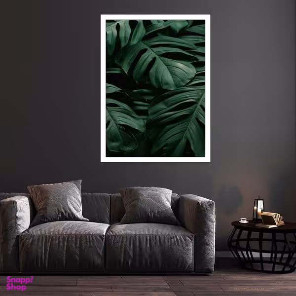 تابلو بکلیت طرح مدرن برگ انجیری مدل قاب شاسی W-S10210