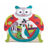 پازل چوبی 4 تکه اوپس طرح کفشدوزک Oops Easy-Puzzle Ladybug