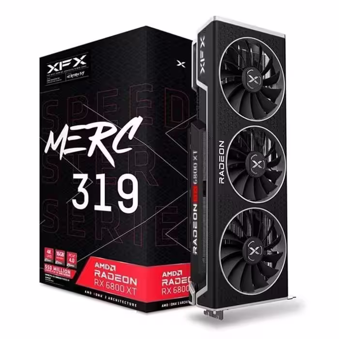 کارت گرافیک ایکس اف ایکس SPEEDSTER MERC 319 Radeon RX 6800 XT BLACK Gaming 16G