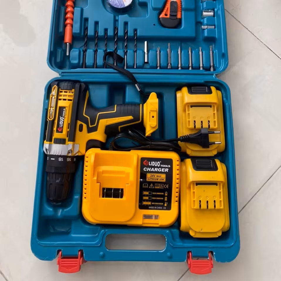 دریل شارژی لیدو دو باتری 24 ولت