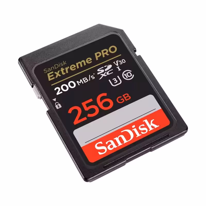 کارت حافظه SD 256GB سن دیسک مدل Extreme PRO 200MB/s