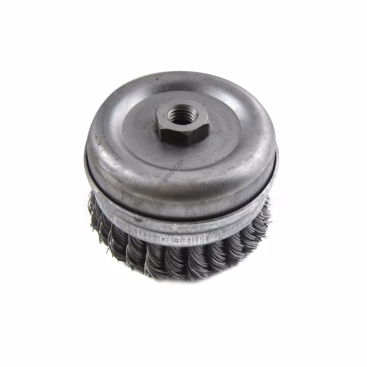 فرچه ( برس ) سیمی کاسه ای بافته طوق دار 4 اینچ 10 سانتی متر ساب ایران ( کربلایی )