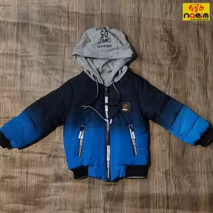 کاپشن سوییشرت دو رو طرح آب رنگی پسرانه دخترانه سایز 40 تا 55 سنین2تا7