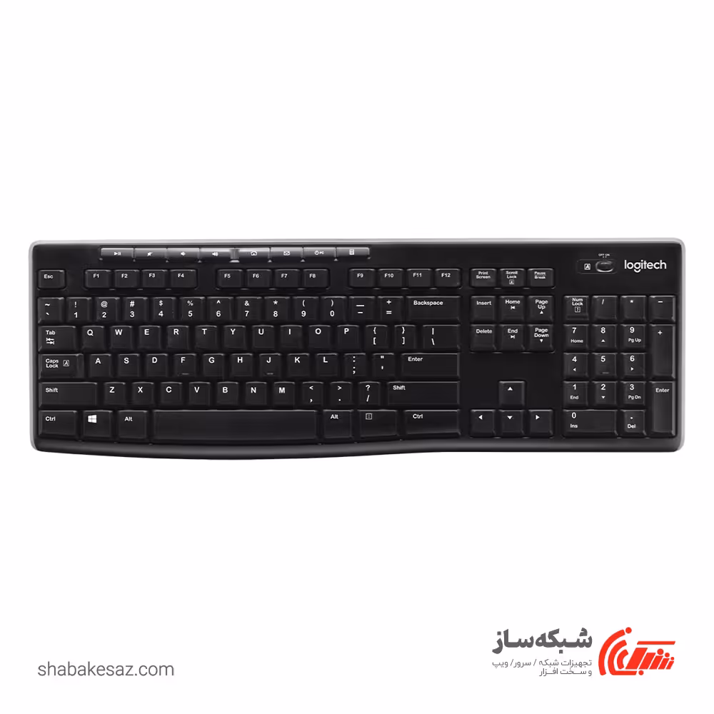 قیمت و خرید کیبورد وایرلس لاجیتک Logitech K270 - شبکه ساز