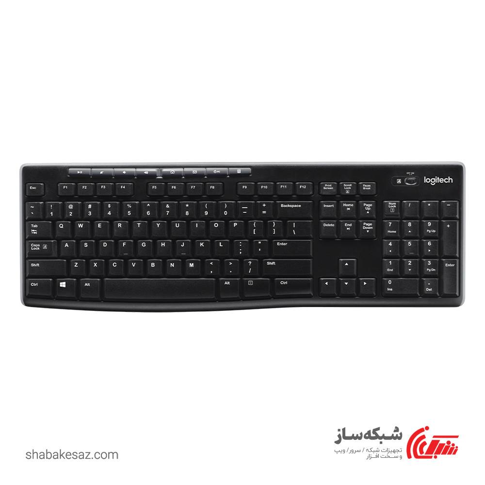 قیمت و خرید کیبورد وایرلس لاجیتک Logitech K270 - شبکه ساز