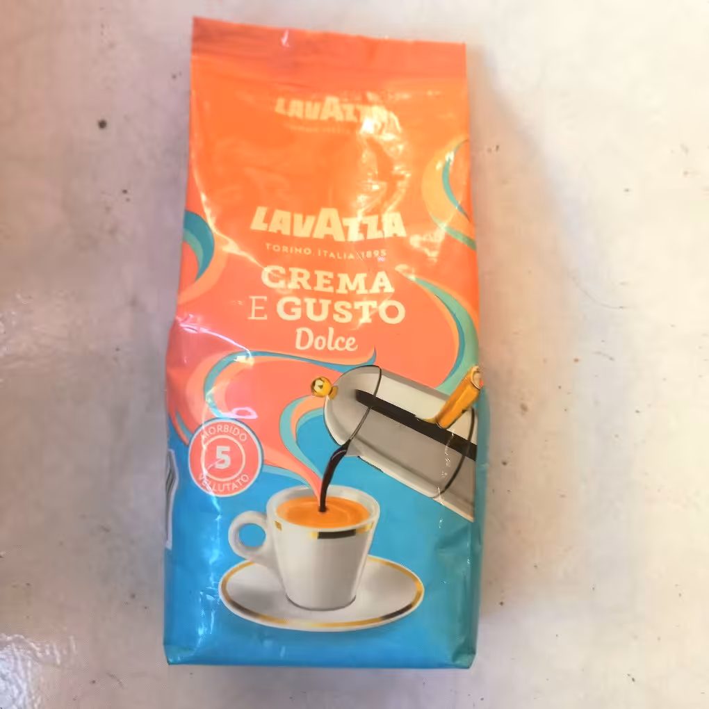 قهوه لاوازا مدل کرما گوستو دولچه Crema E Gusto Dolce وزن 250 گرمی