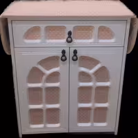 میز اتو مدل سنتی رنگ سفید 