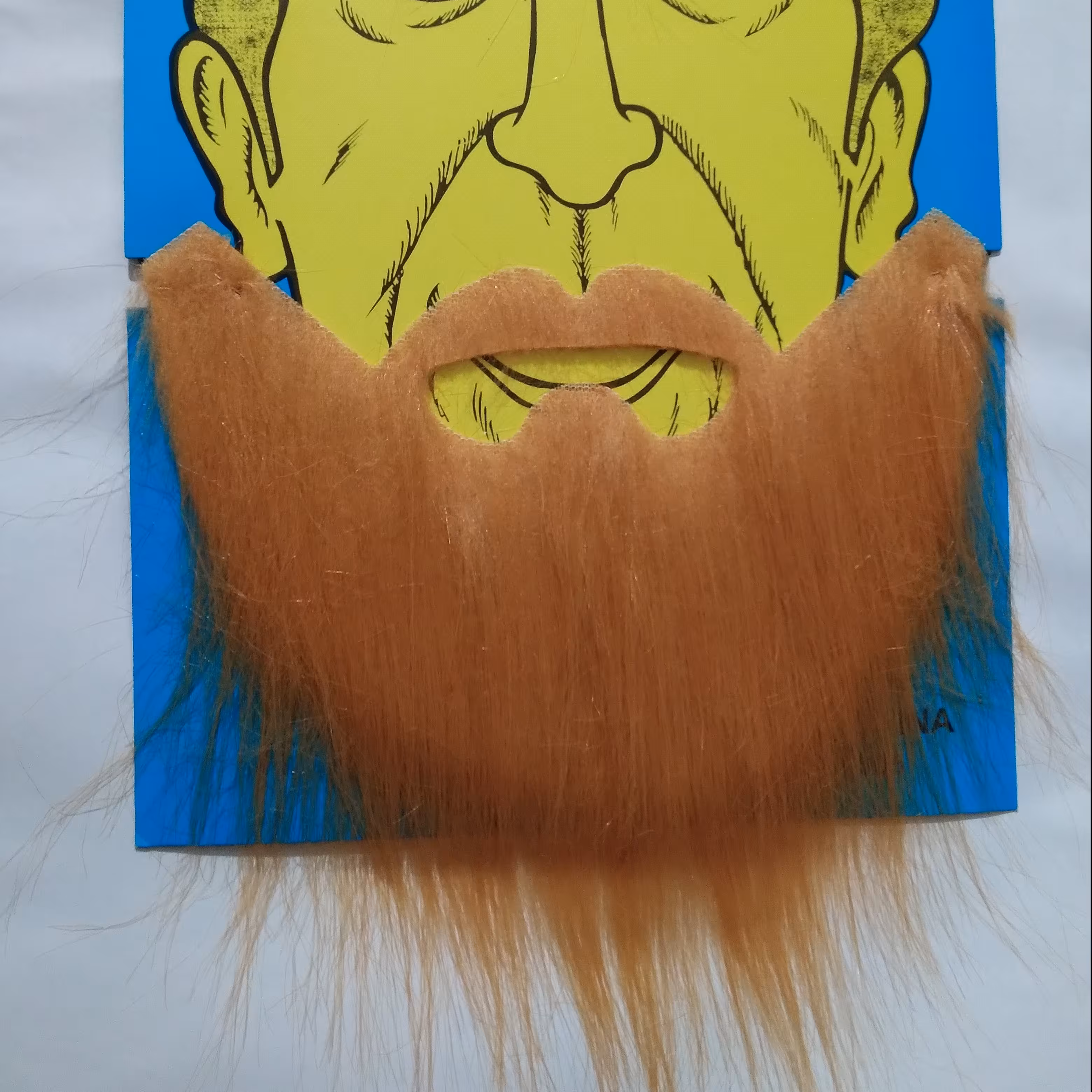 ریش و سبیل الیاف مصنوعی رنگ قهوه ای