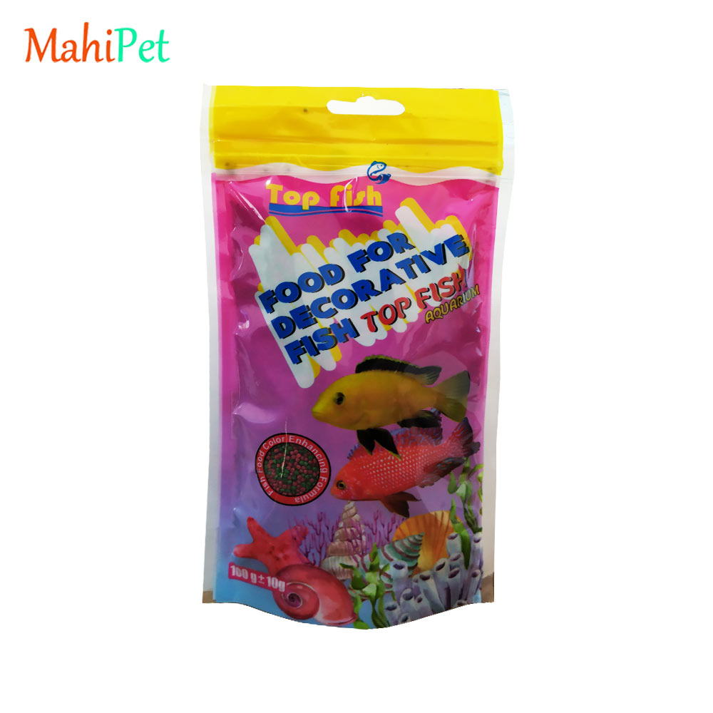 غذای ماهی تاپ فیش مدل Flute fish food وزن 100 گرم