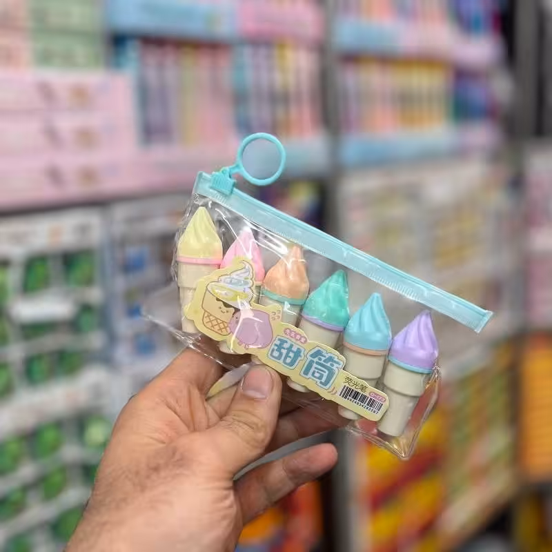 هایلایت بستنی قیفی پک 6 عددی 