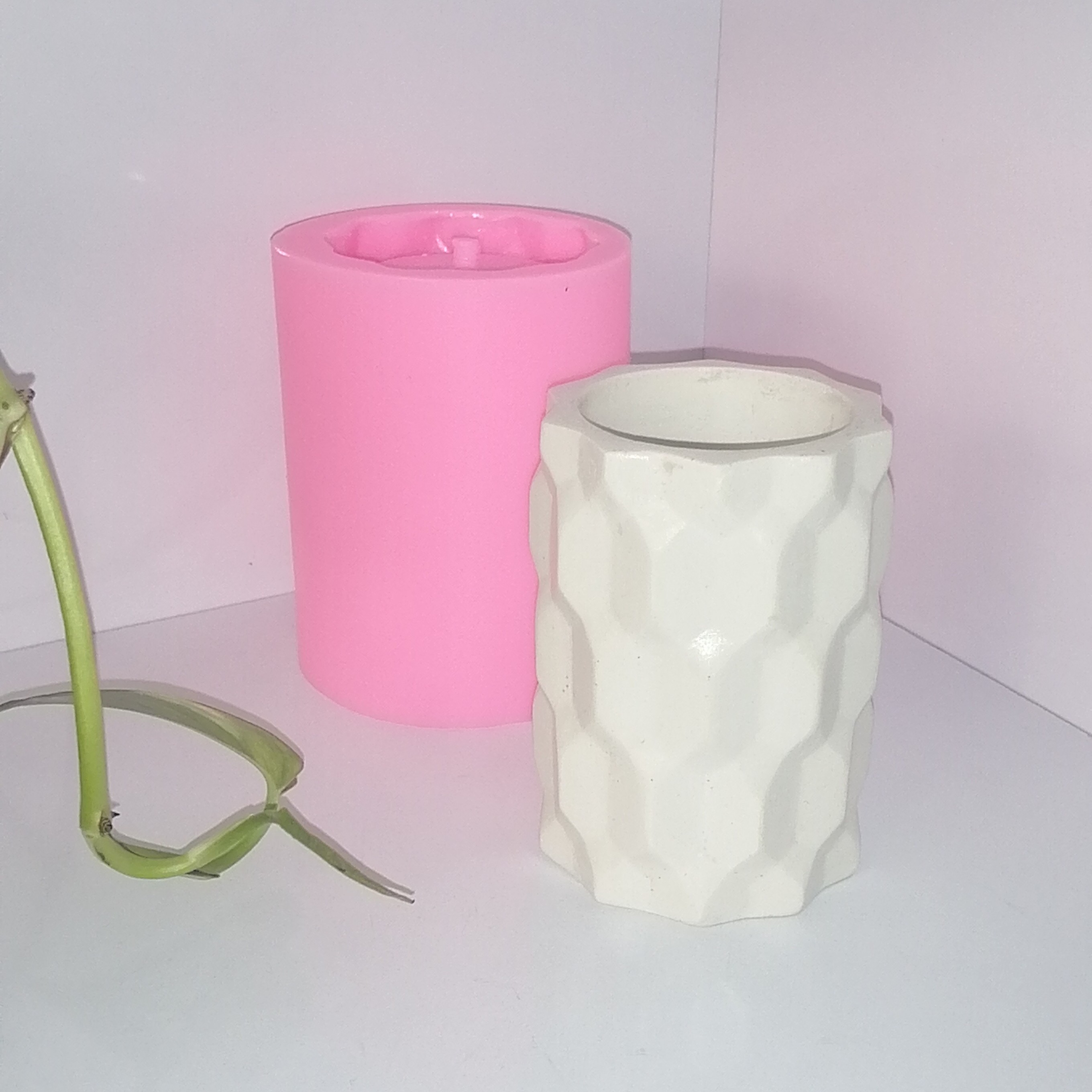 قالب سیلیکونی گلدان طرح دار