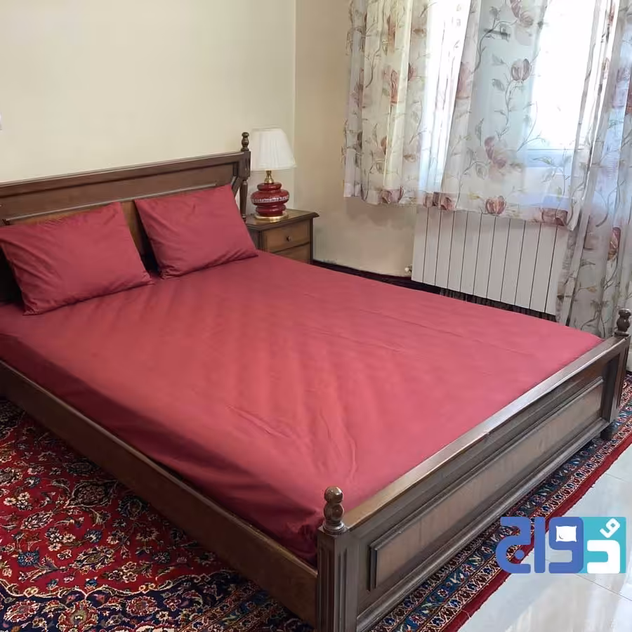 خرید روتختی کشدار تترون ساده دونفره عرض180  (رنگ زرشکی)