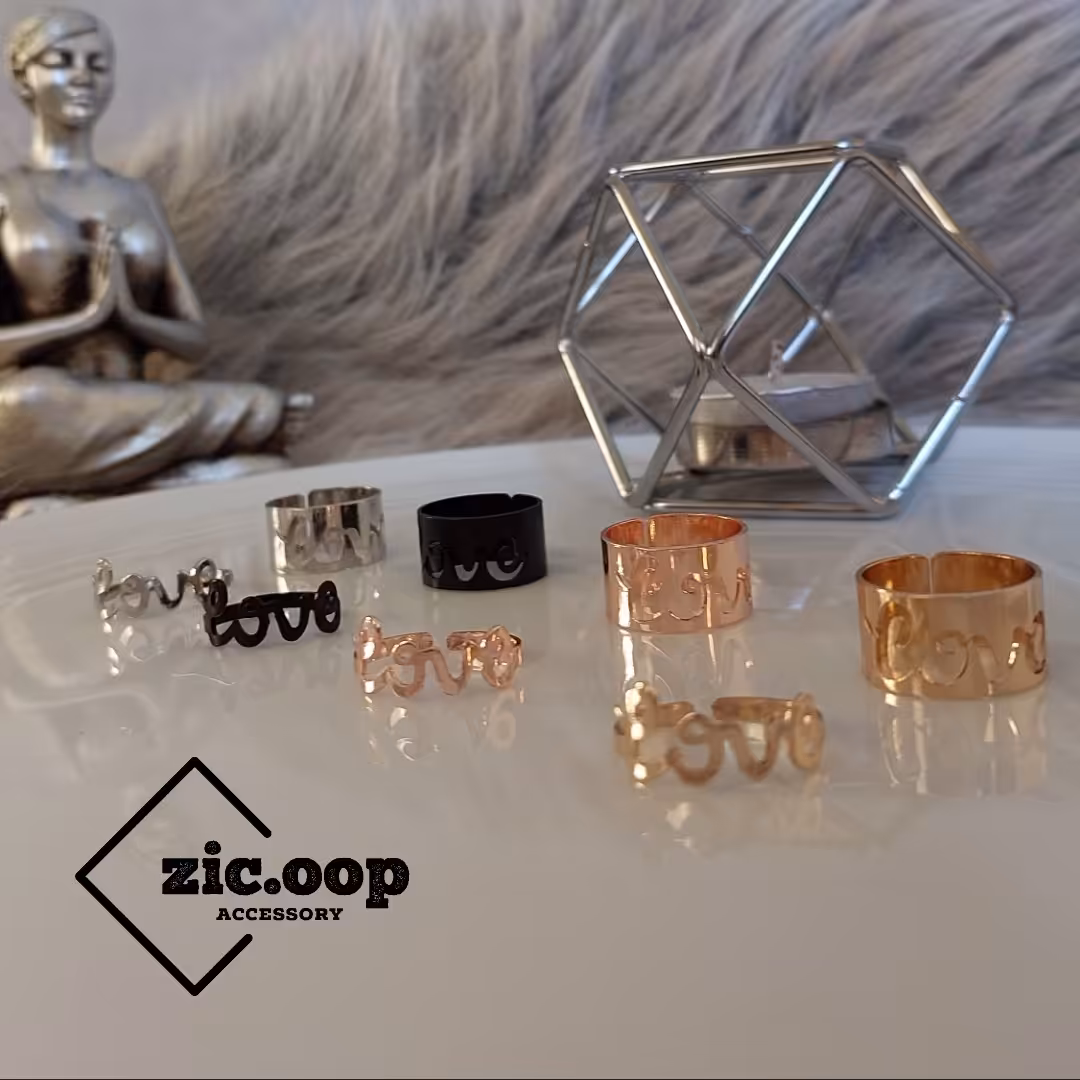 انگشتر ست مدل لاو