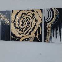 تابلو نقاشی گل رز