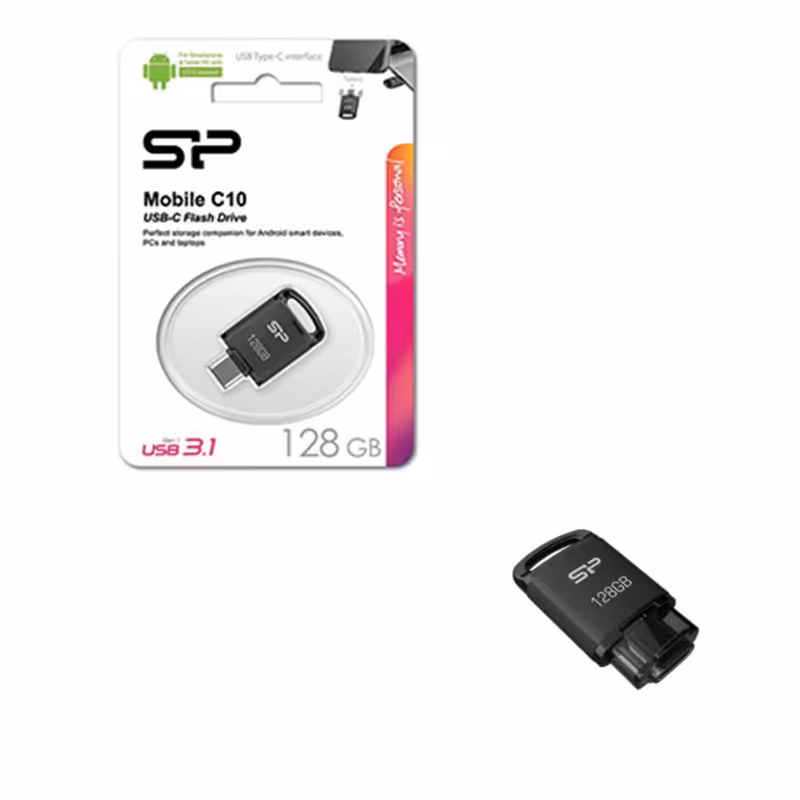 فلش تایپ سی  سیلیکون پاور  C10 ظرفیت 128 گیگابایت