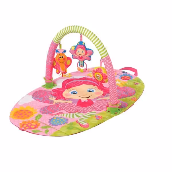 تشک بازی اویزدار پلی گرو رنگ صورتی playgro