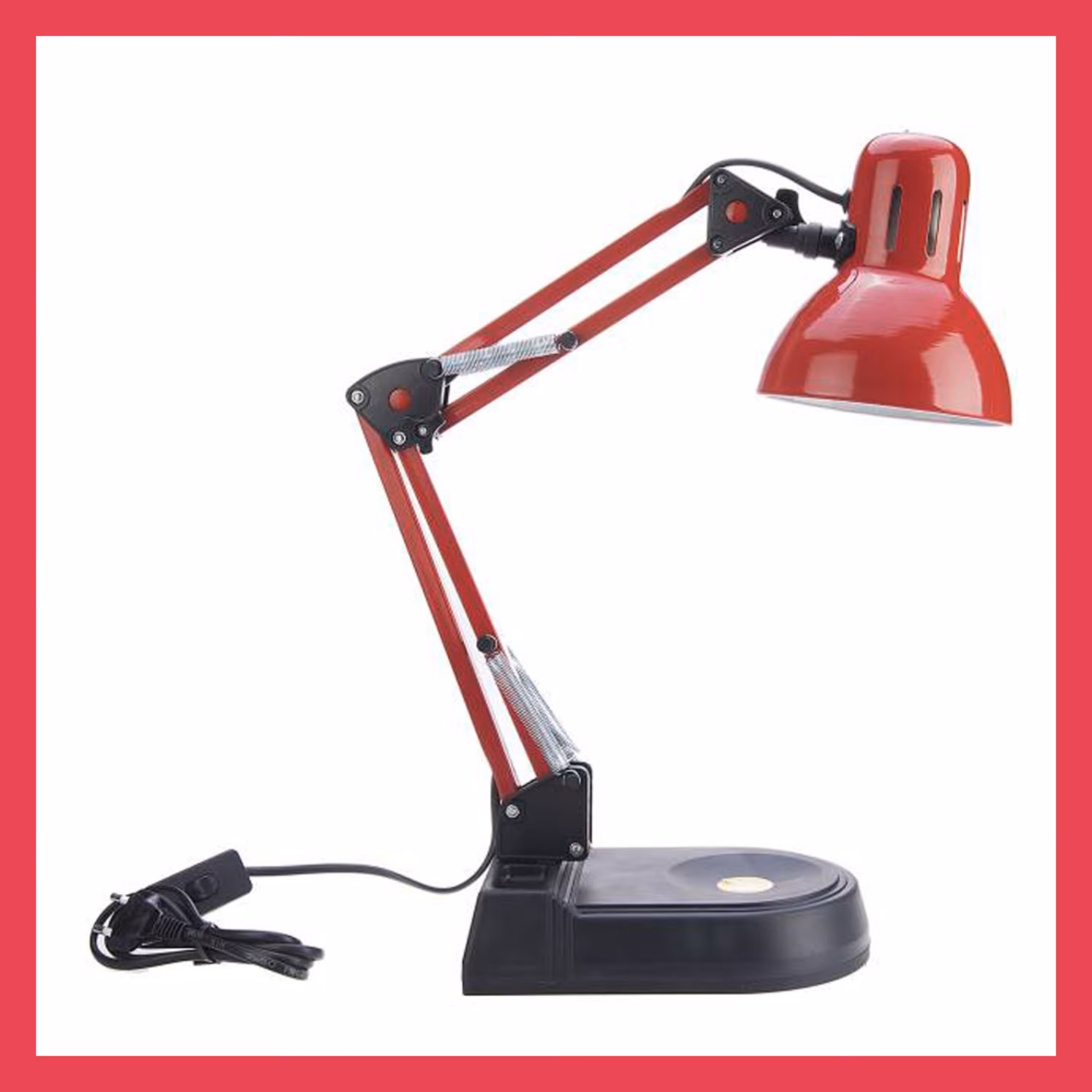 چراغ مطالعه مهندسی کریم زاده مدل EN-111 رنگ قرمز آجری