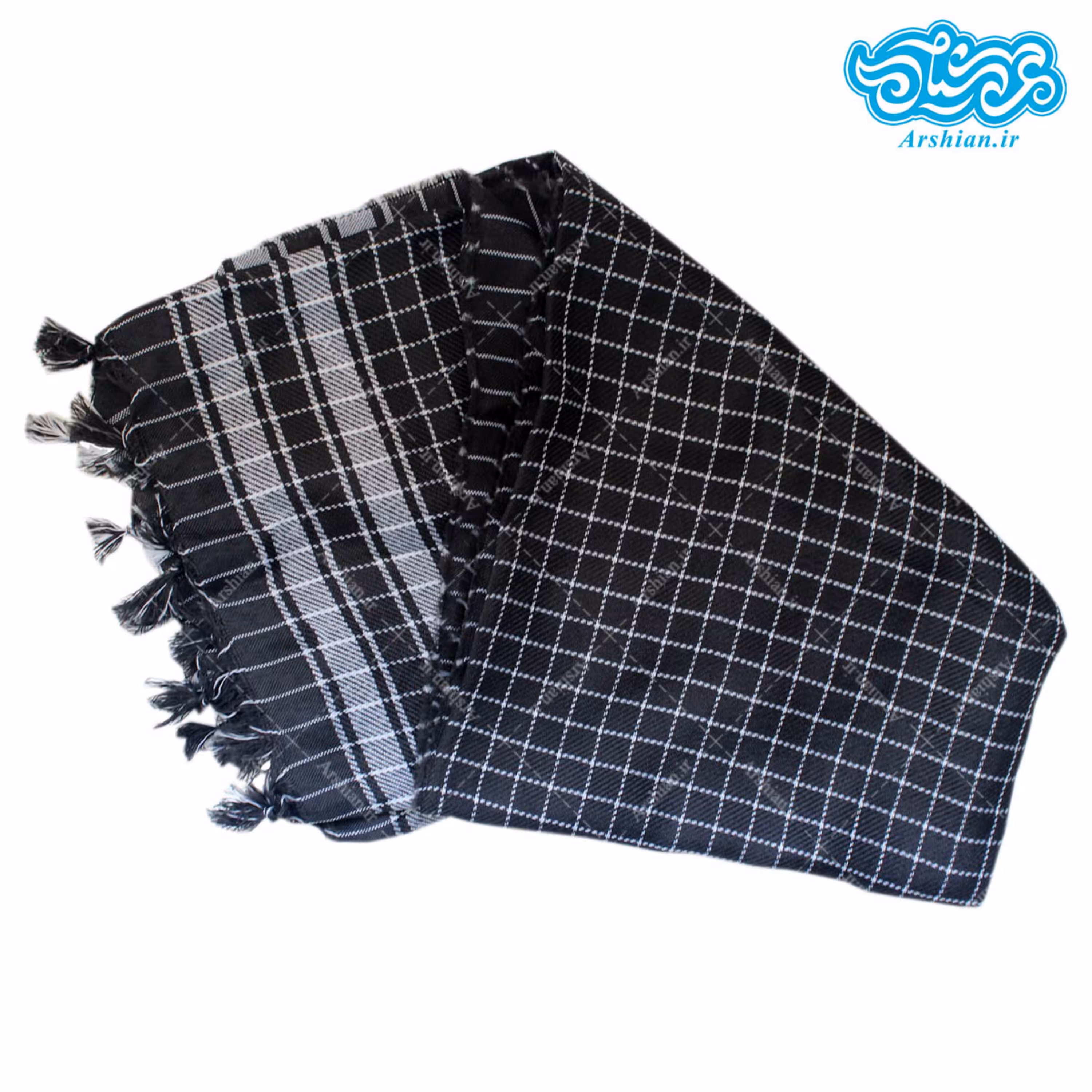 چفیه معمولی مشکی طرح ایرانی