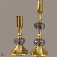 شمعدان نورهام مدل 12shm مجموعه 2 عددی