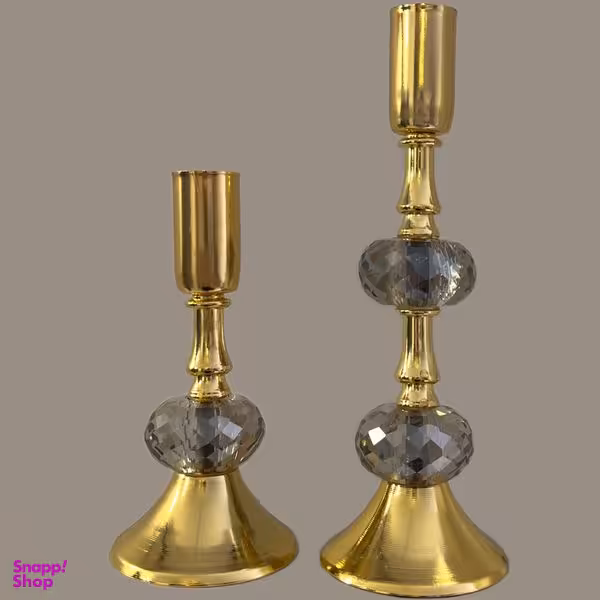 شمعدان نورهام مدل 12shm مجموعه 2 عددی