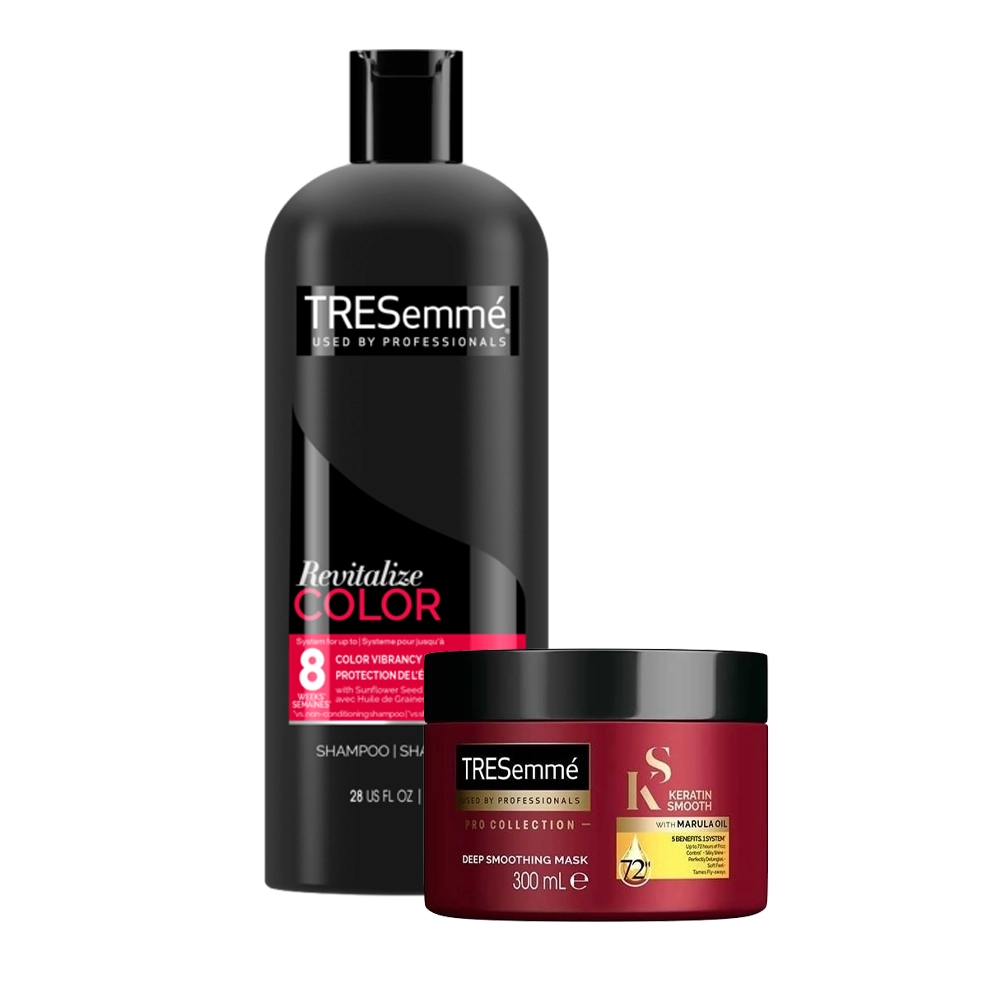 پک پیشنهادی شامپو و ماسک موهای رنگ شده ترزمه - tresemme