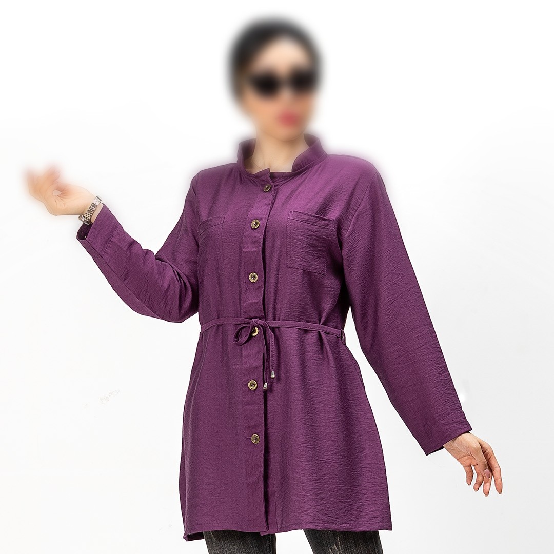 شومیز بابوس یقه فرنچ قد 90 کد 4522