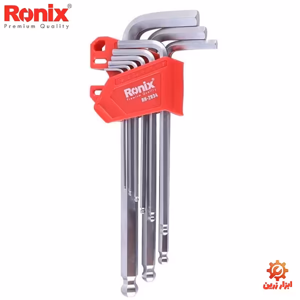 آچار آلن شش گوش 9 عددی رونیکس مدل RH-2034