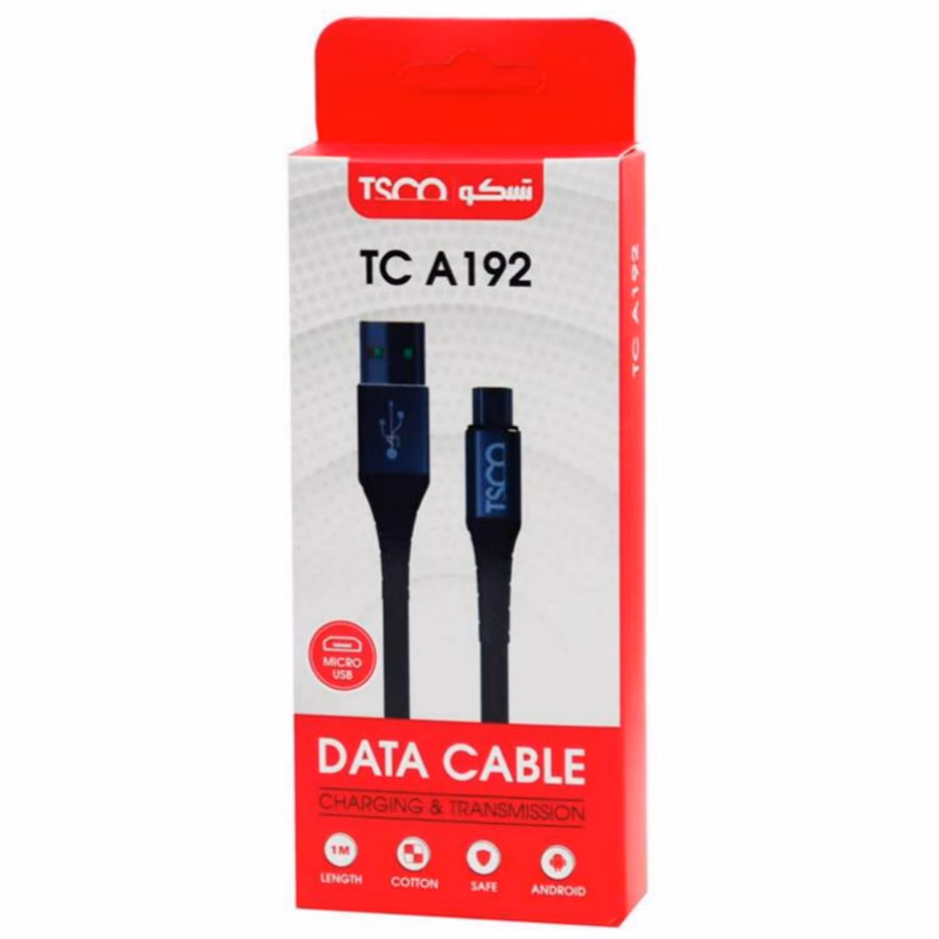 کابل شارژ میکرو TSCO TC A192 با گارانتی 6 ماهه