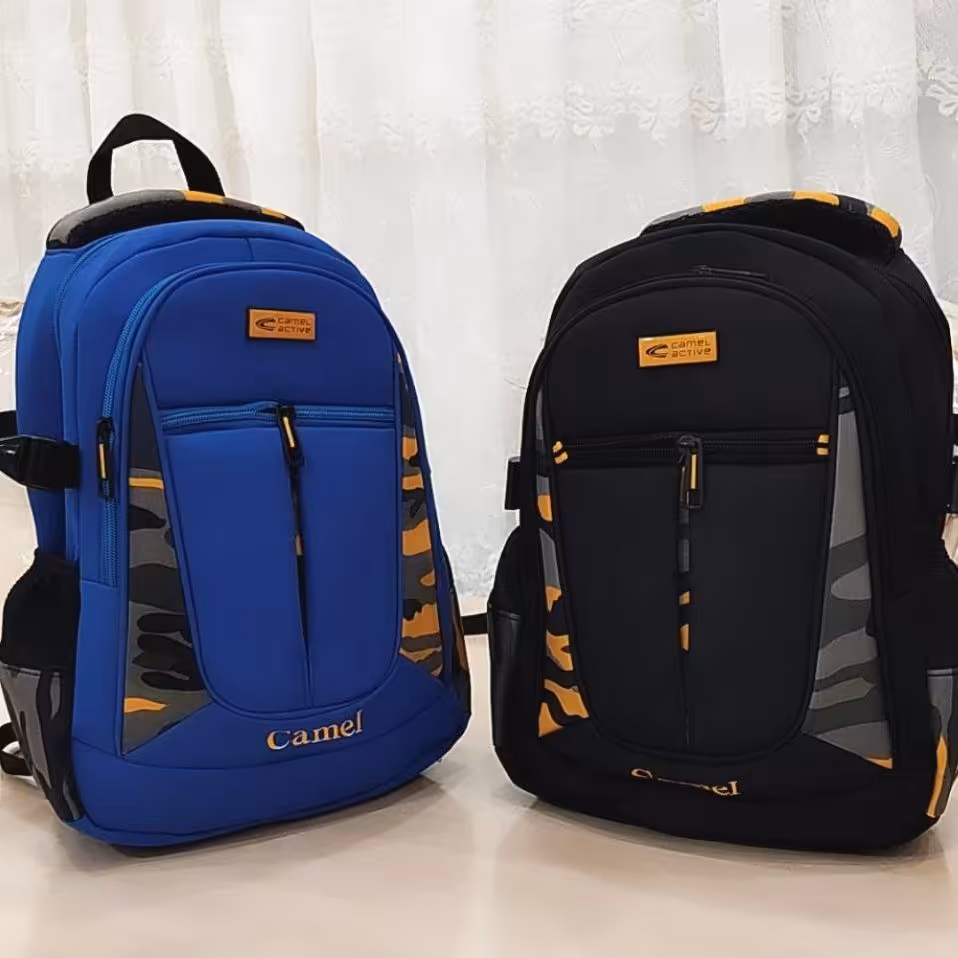 کوله مدرسه اسپورت کیفیت عالی وارداتی ابعاد 34 در 41 رنگبندی متنوع و زیبا رویه برزنتی ضد آب 