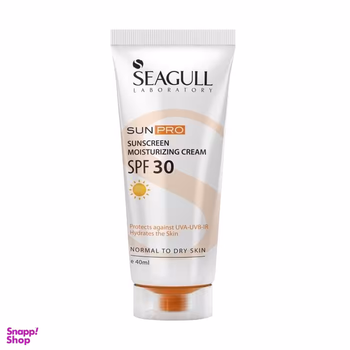 کرم ضد آفتاب بی رنگ مرطوب کننده سی گل با SPF30 حجم 40 میلی لیتر