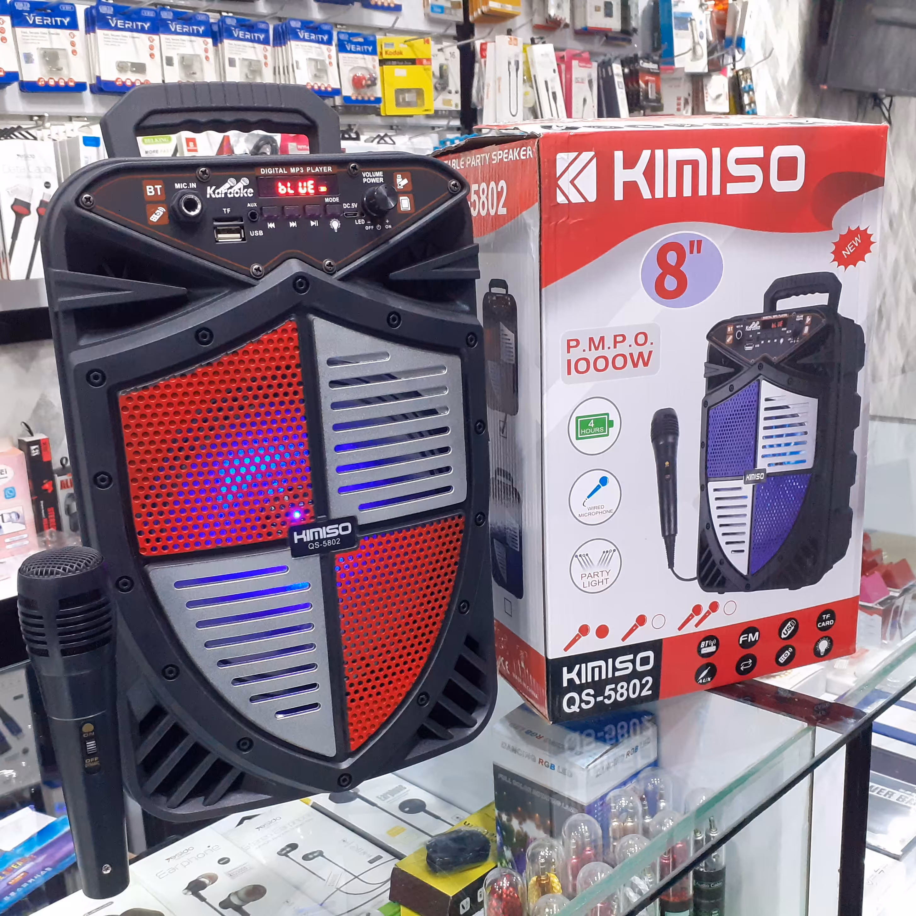 اسپیکر بلوتوث چمدانی کیمیسو Qs-5802