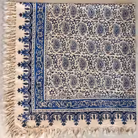 رومیزی قلمکار  ممتاز 100 در 100 سانتی متر  ـــــ کد 102