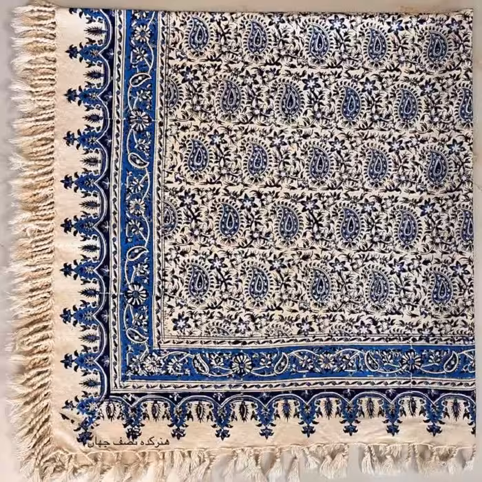 رومیزی قلمکار  ممتاز 100 در 100 سانتی متر  ـــــ کد 102