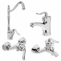 شیر الات کروم مدل قاجاری  