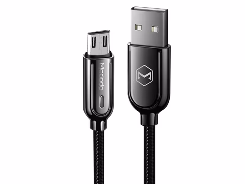 کابل هوشمند شارژ سریع و انتقال داده میکرو یو اس بی مک دودو Mcdodo CA-620 Auto Power Off MicroUSB Cable 1M