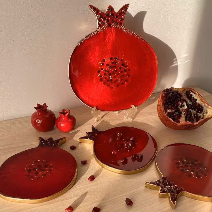 زیر استکانی انار 