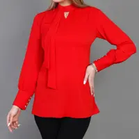 شومیز مجلسی زنانه کد 2152 جنس الیزه