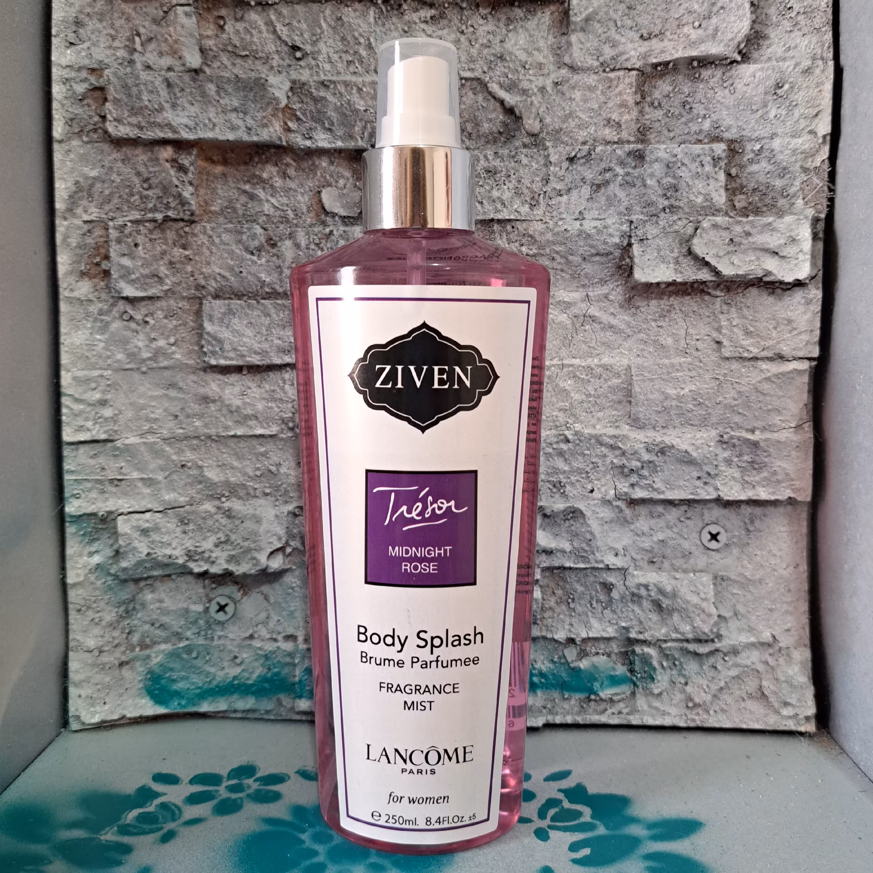 بادی اسپلش  ترزور میدنایت رز  لانکوم ziven  tresor midnight rose lancome . ماندگاری چند روزه. بسیار خوشبو. فاقد بوی الکل