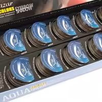 سایه ابرو گیاهی کد 3  رنگ قهوه ای تیره،محصول شرکت سیمازر دارای سیب سلامت