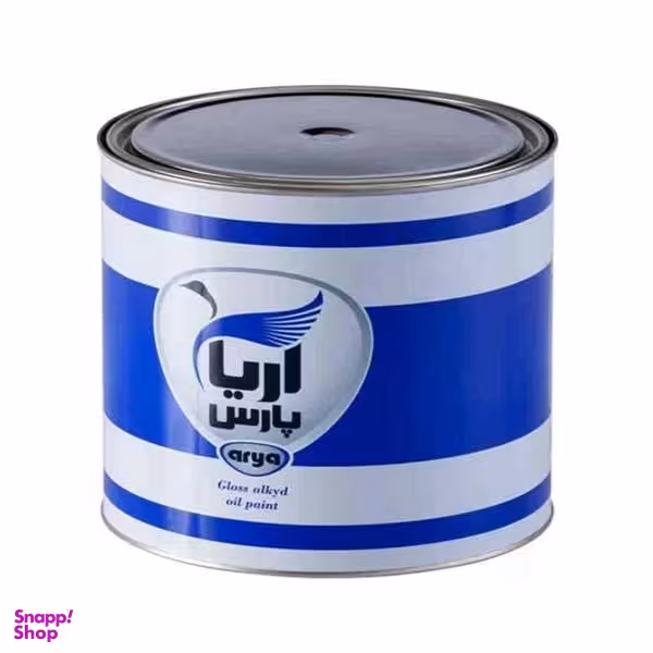 رنگ سفید براق آریا پارس مدل 001 حجم 1 لیتر