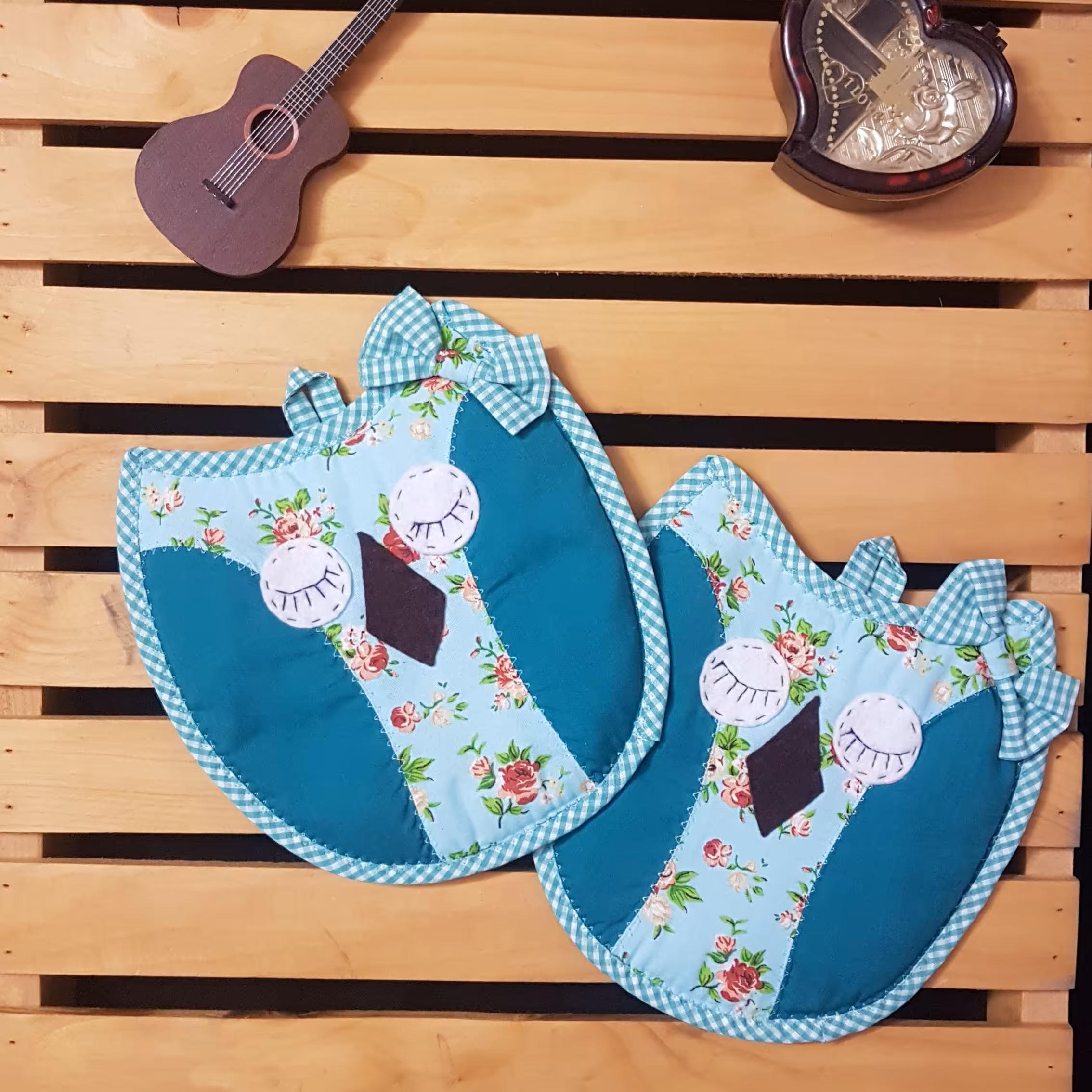 دستگیره آشپزخانه دست دوز(دو عددی) مدل جغد