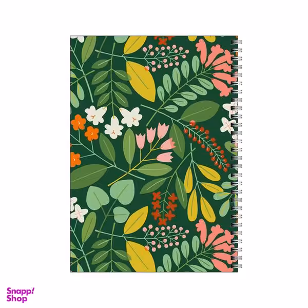 دفتر مشق 100 برگ بامبیلیپ طرح پترن گل گلی کد 7149241