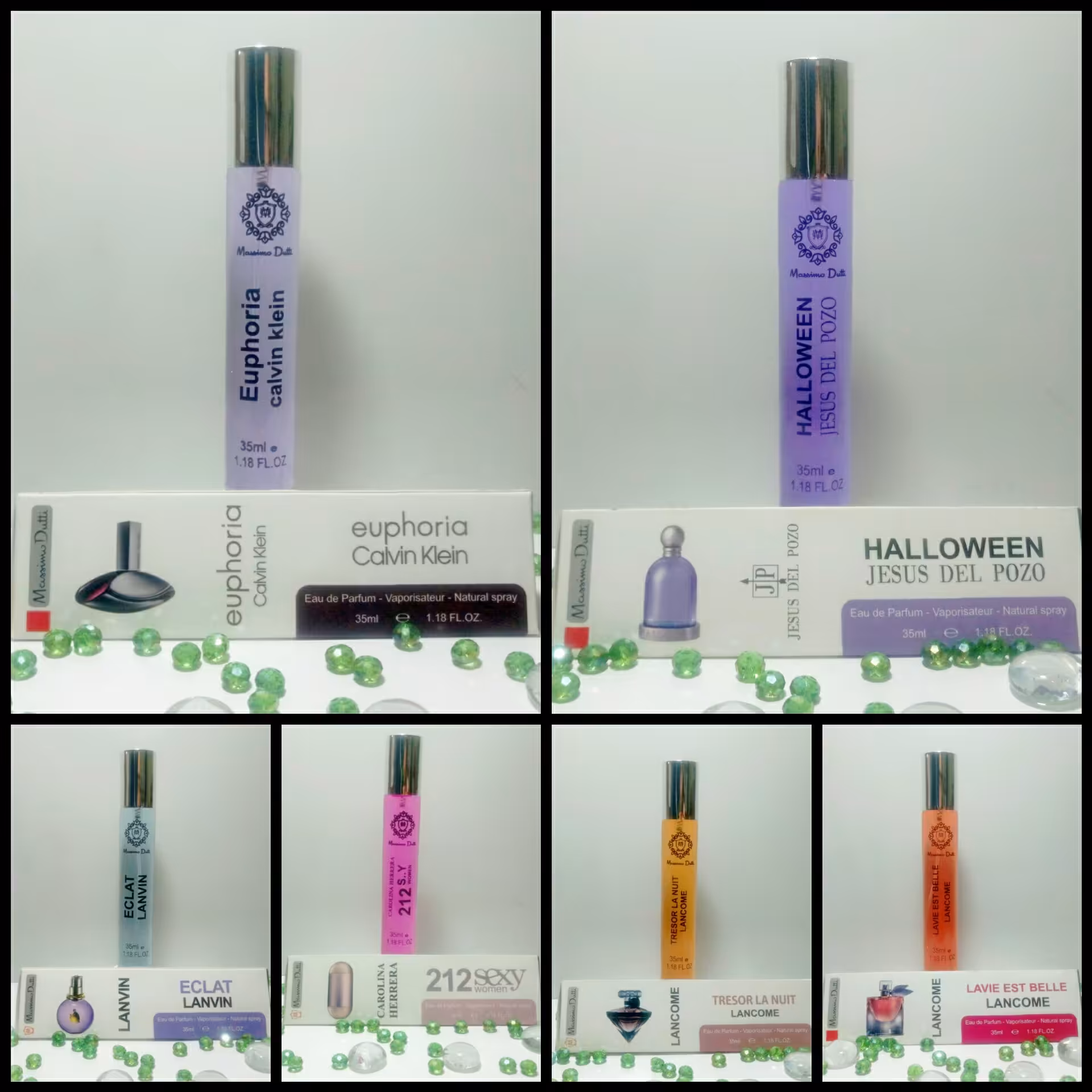 عطر ادکلن عمده زنانه مردانه مهزیار (35 میل ماسیمودوتی پک 6 عددی)